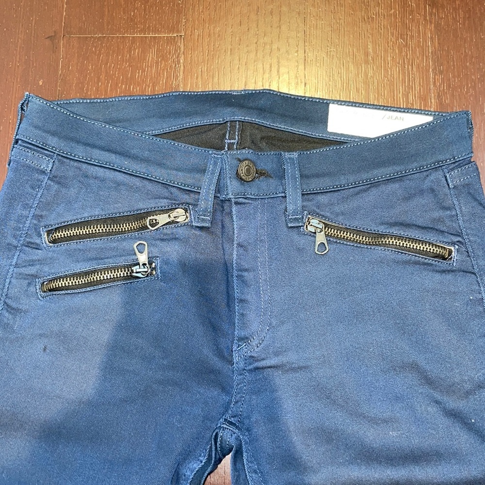 Rag and bone navy jeans